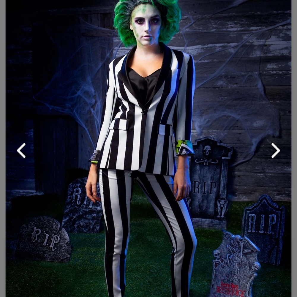 Beetlejuice Women’s costume with Wig included